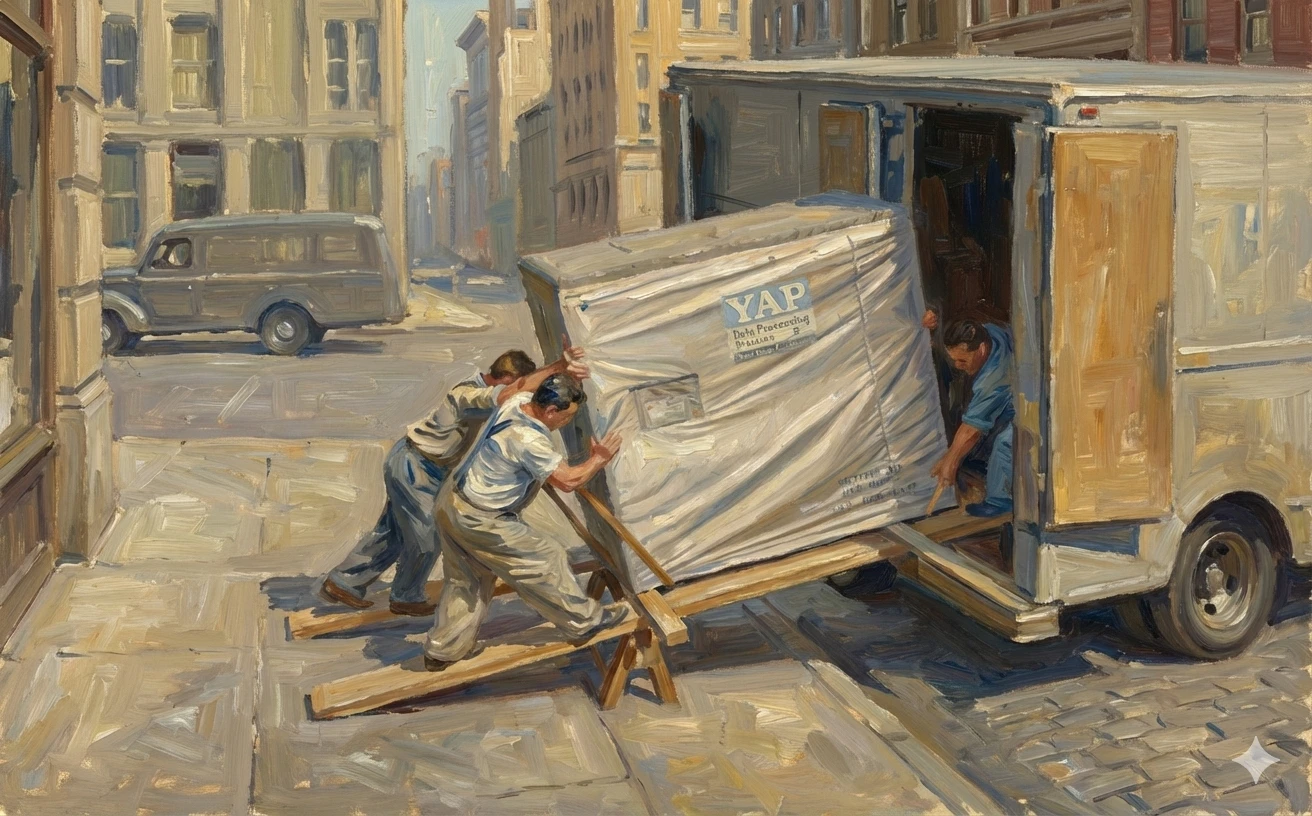 Yaplog delivery truck